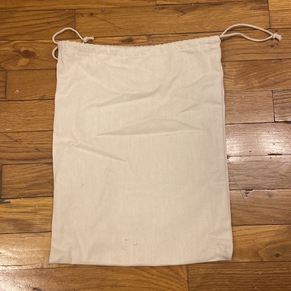 Custom Made Burlap Drawstring Bag - Picture 2 of 4